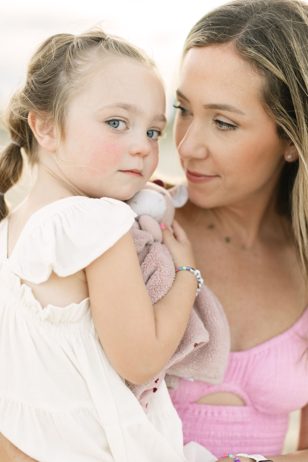 mother and daughter beach portrait corolla nc